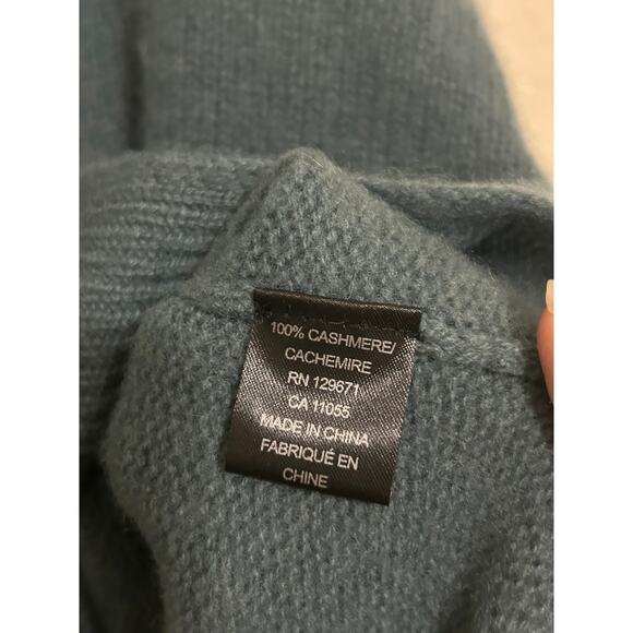 360 Cashmere Sweater Size XS Green Quiet Luxury Minimalist Capsule Pullover Knit - Picture 5 of 10
